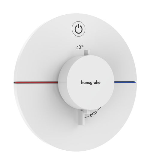 Hansgrohe-HG-ShowerSelect-Comfort-S-Thermostat-Unterputz-fuer-1-Verbraucher-Mattweiss-15553700 gallery number 1